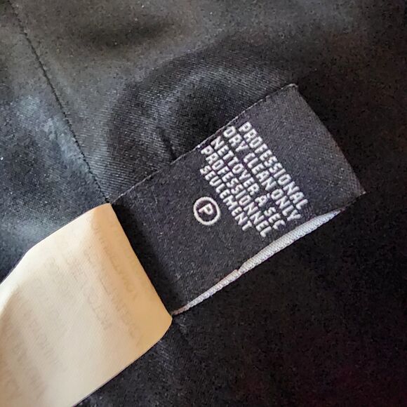 Tibi Pea Coat Fur Collar Funnel Neck Trench Y2K Academia Womens 0 S Wool Blend - Picture 12 of 16